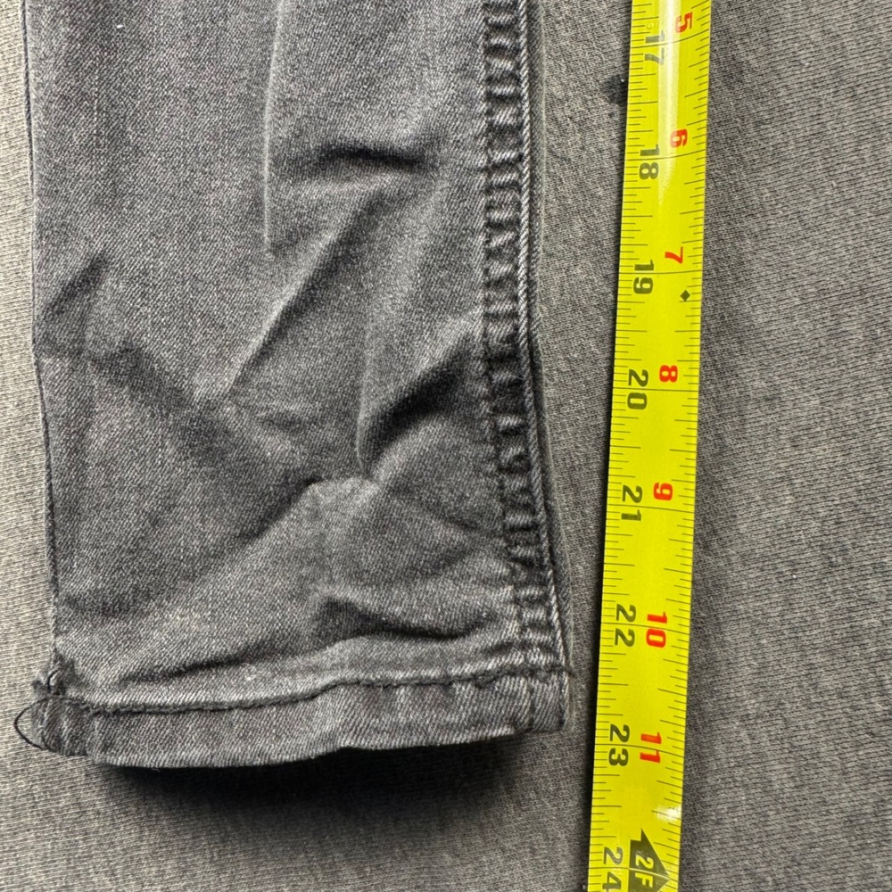 Wonder Nation Girls Black Distressed Jeggings Size L 10-12 Faded Denim Pants - Picture 4 of 9